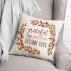 Creative Products Grateful for Golden Autumn Days 18 x 18 Indoor / Outdoor Pillow - image 3 of 3