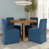 Chesnee Dining Chair with Long Slipcover - 4 of 4