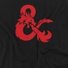 Dungeons And Dragons Ampersand Logo Adult T Shirt, Black - 2 of 4