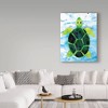 Summer Tali Hilty Sea Turtle Unframed Wall - Trademark Fine Art - image 3 of 4