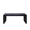 47.2" Rectangular Rustic Wooden Coffee Table with Ornate Carved Side Panels & Handcrafted Look for Living Room-Baofuwish - 3 of 4