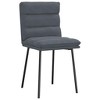vidaXL Dining Chair Set of 2 Dark Gray - 3 of 4