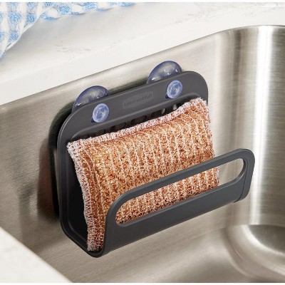 Home Mart Goods Grey Sponge Caddy Holder (6"x4.6"x2.9")