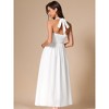 INSPIRE CHIC Women's Halter Neck Sleeveless A-Line Midi Summer Dress - 3 of 4