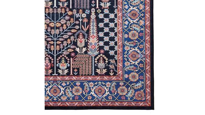 Emerald Tenley Rug Navy/Red - Linon, 2 of 7, play video