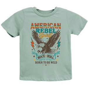The Juniper Shop American Rebel Spirit Distressed Youth Short Sleeve Tee - 1 of 4