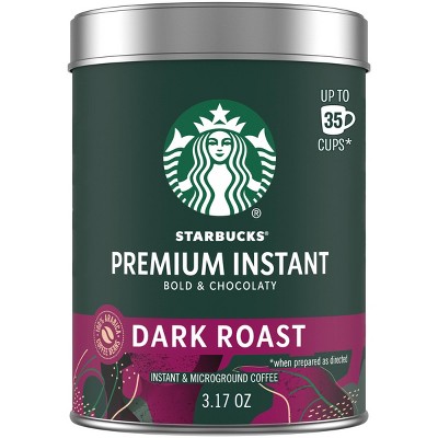 Starbucks Dark Roast Premium Instant Coffee - 3.17oz