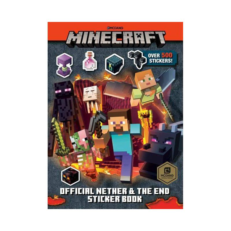 Minecraft Official the Nether and the End Sticker Book (Minecraft) - by  Stephanie Milton (Paperback), 1 of 2