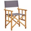 vidaXL Director foot s Chairs 2 pcs Solid Acacia Wood - 2 of 4