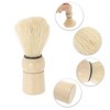 Unique Bargains Durable Shaving Brush 3.54"x1.1" Wood Color 1 Pc - 3 of 4