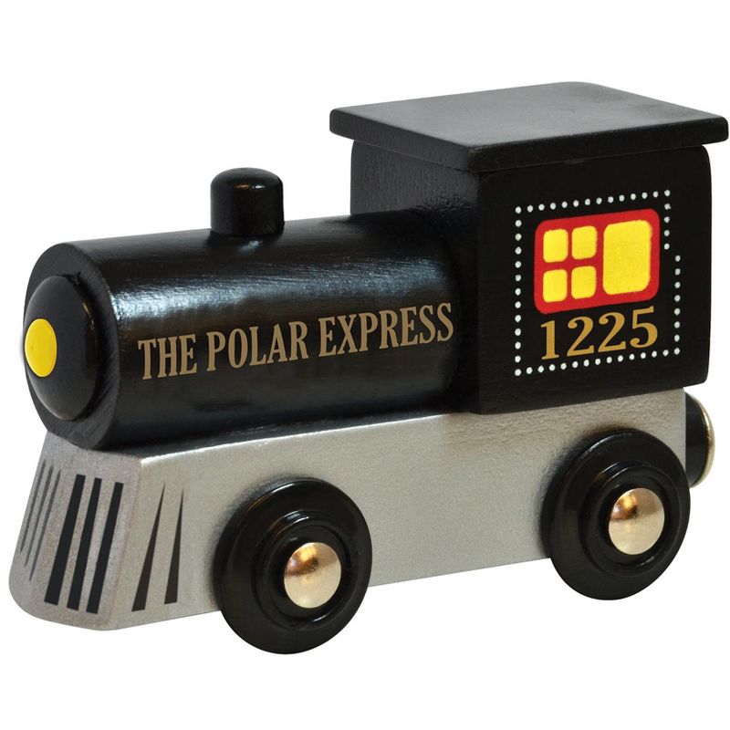 MasterPieces Officially Licensed Polar Express Wooden Toy Train Engine For Kids, 1 of 7