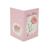 Unique Bargains Greeting Card Rose Series Bouquets Paper 6.3"x4.3"x0.4" 1 Pc - 4 of 4