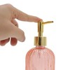 Unique Bargains Convenient Vertical Stripe Soap Dispenser 13.53oz 1 Pc - 3 of 4