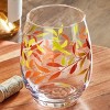 tag Autumn Botanical Stemless Wine - 2 of 2