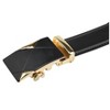 INSPIRE CHIC Men's Automatic Alloy Buckle Holeless Belt - 2 of 4