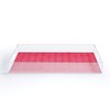 Sewzinski Striped Circle Squares Pink Acrylic Tray -Deny Designs - 2 of 4