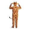 Giraffe Adult Long Sleeve Hooded Cosplay Onesie Costume Union Suit - 4 of 4