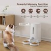 MAMNV Automatic Cat Feeders and Water Dispenser, Timed Dog Feeder 4L Programmable Control Pet Dry Food Dispenser with Desiccant Bag for Cats Dogs - 2 of 4