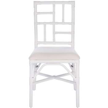 Christine Accent Chair W/ Cushion (Set Of 2) - White/White - Safavieh.