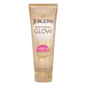 Jergens Natural Glow Daily Moisturizer Self Tanner Body Lotion Sunless Tanning - 1 of 4