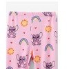 Disney Stitch Baby Boy Girl 2pcs Naia Sustainable Fabric Character Print Romper and Pants Set - 3 of 4