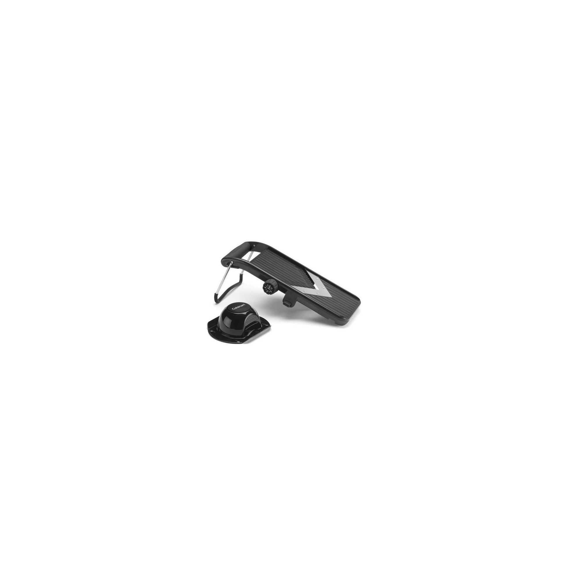 Cuisinart V-Blade Mandoline: Stainless Steel & Plastic Slicer, 2 Blades, Soft-Grip Handle, Freestanding, Black