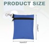 Unique Bargains Oxford Cloth Zipper Professional Golf Tee Pouch 5.5" x 6.7" - 2 of 4