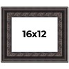 PosterPalooza | 3.5" Wide Ornate Black Picture Frame - UV Acrylic, Backing Board, Hanging Hardware Included - 2 of 4