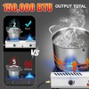 Winado 2 Burner 150,000 BTU Gas Propane Stove With Wheels - 3 of 4