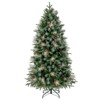 Costway 5/6/7 FT Artificial Christmas Tree with 602/806/1072 Branch Tips, 190/270/350 Warm White LED Lights - 2 of 3