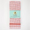 Sloppy Chef Classic Checkered Kitchen Towels (Pack of 6), 15x25, Cotton - 2 of 4