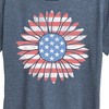Women's - Instant Message - Daisy Usa Flag Short Sleeve Graphic T-Shirt - 2 of 4