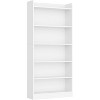 Yaheetech Modern 6-layer Open Shelf  Bookshelf for Office, Living Room - 2 of 4