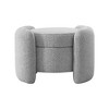 Meridian Furniture,Horizon Boucle Fabric Ottoman - 3 of 4