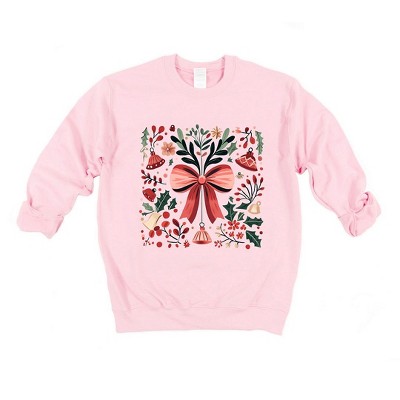 Simply Sage Market Women's Graphic Sweatshirt Coquette Holly Jolly