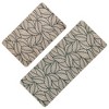 Evideco French Home Goods Jungle Print Kitchen Mats - Non-Slip, Washable, Leaf Design, Available in Two Sizes - 2 of 4