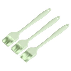 Unique Bargains Heat-Resistant Non-Stick Flexible Baking Cooking Silicone Brushes - 1 of 4