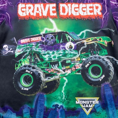 grave digger purple/green