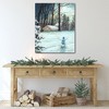 Snowman in Moonlight Gallery-Wrapped Canvas - 2 of 4