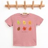 SmileyWorld Fall Leaves - Youth Short Sleeve Graphic T-Shirt and Toddler Short Sleeve Graphic T-Shirt - 2 of 3