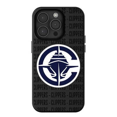 Keyscaper NBA Western Conference Teams Text Backdrop MagSafe Compatible Cell Phone Case for Apple iPhone
