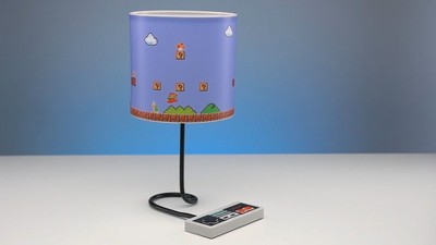 Nintendo Mario Lamp, handcrafted and painted steel pipes with hardwood  base. - All Nintendo figure are Amiibos. - The red knob turns light…