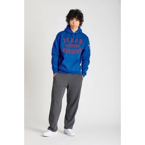 MLB Texas Rangers Men's Champion Hooded Sweatshirt - XXL : Target