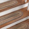 Colonial Mills New England Braid Stair Treads - Urban Brown 8"x28" - 2 of 4