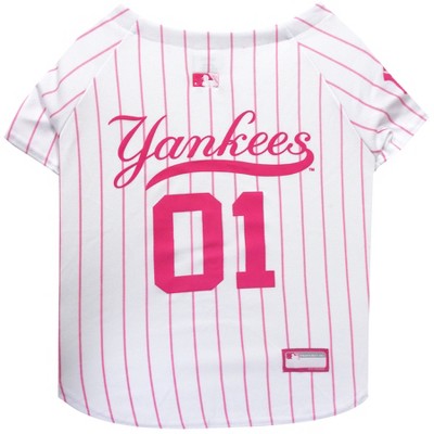 baseball jersey pink