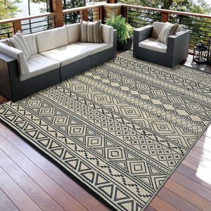 Acekool Outdoor Rug, Waterproof Foldable Reversible UV-Resistant Carpet for Patio, Deck, RV, Balcony, Easy Care - 1 of 4