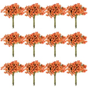 Unique Bargains Wedding DIY Craft Decorations Artificial Flower Stamen Kit 144 Pcs - 1 of 4