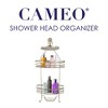 Cameo Hanging Shower Caddy, No Blocking to Shower Head, Rustproof, Shower Organizer with Hooks, Soap Holder - 3 of 4