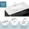 Mshliw 36" Bathroom Vanity with Ceramic Sink, Tilt-Out Drawer, 3 Drawers, Soft-Close Doors, Solid Wood & MDF Cabinet - 3 of 4