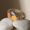 SOHI Women's California Gold Metallic Chain Bracelet - 2 of 4